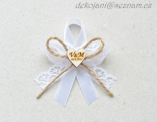 Vývazek s monogramem